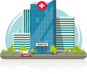 [Translate to Espanol:] Zeichnung Spital